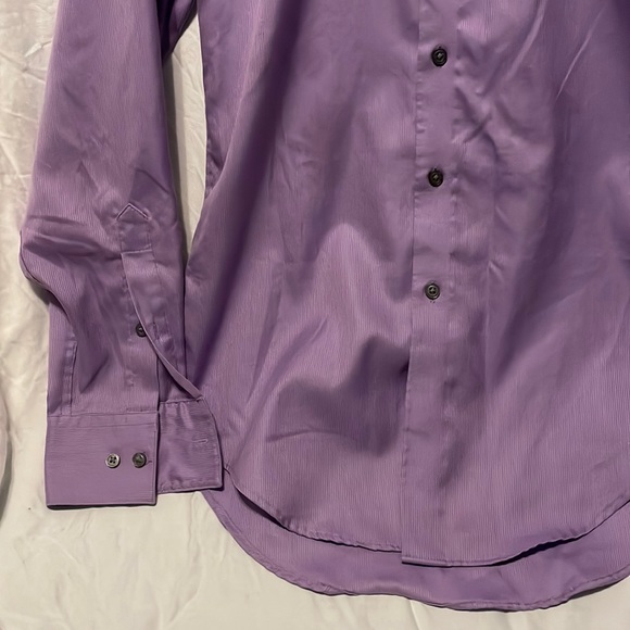 Purple Calvin Klein long sleeve button up - Picture 5 of 12